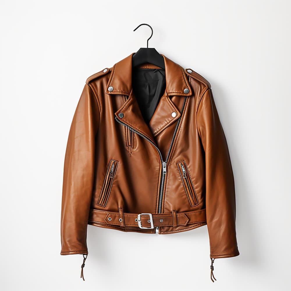 Blouson en Cuir Artisanal